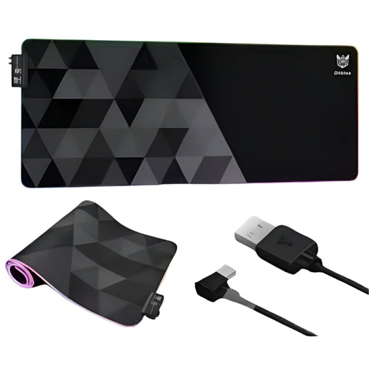 Onikuma RGB Gaming Mouse pad, 800x300x4Mm, Black