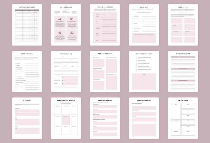 Ladystrategist Onlinw Events Planner Canva Template instagram canva templates social media templates etsy free canva templates