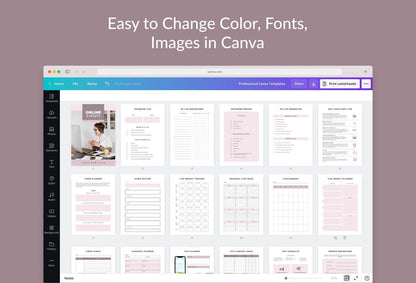 Ladystrategist Onlinw Events Planner Canva Template instagram canva templates social media templates etsy free canva templates