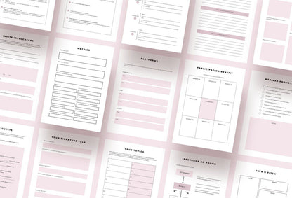 Ladystrategist Onlinw Events Planner Canva Template instagram canva templates social media templates etsy free canva templates