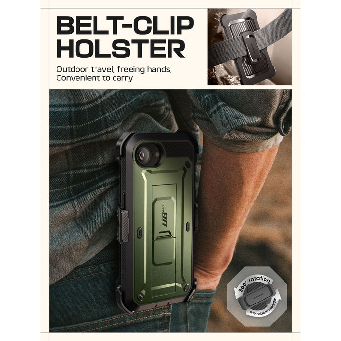 OPEN BOX | iPhone 16e  Unicorn Beetle Pro Rugged Case - Dark Green