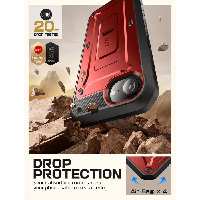 OPEN BOX | iPhone 16e  Unicorn Beetle Pro Rugged Case - Metallic Red
