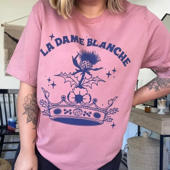 Outlander Inspired: La Dame Blanche Tee Shirt