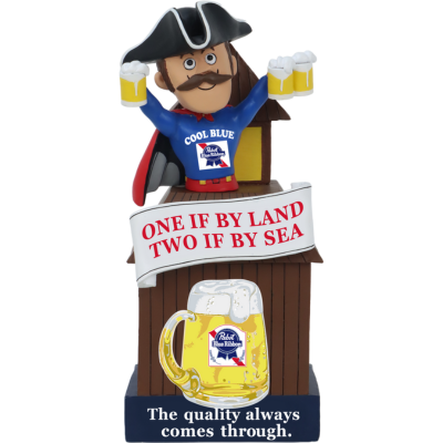 Pabst Blue Ribbon Bobbleheads