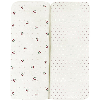 Red Cherries Crib Sheet Set