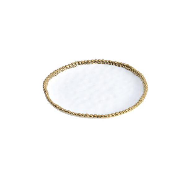 Golden Salerno Round Appetizer Plate