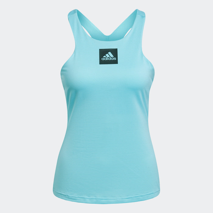adidas PARIS Y-TANK Tennis Top | Aqua | Women's