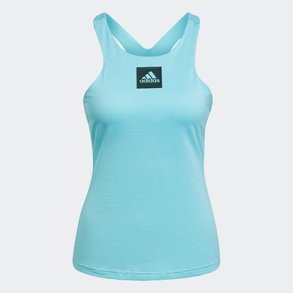 adidas PARIS Y-TANK Tennis Top | Aqua | Women's