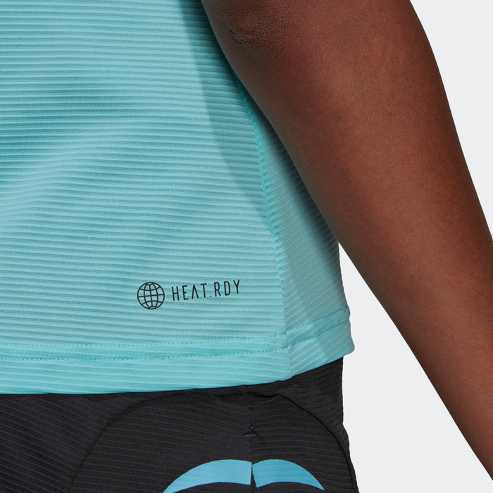 adidas PARIS Y-TANK Tennis Top | Aqua | Women's