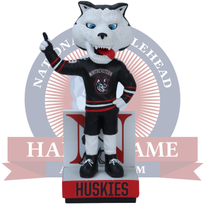 Paws Northeastern Huskies Mascot Bobblehead