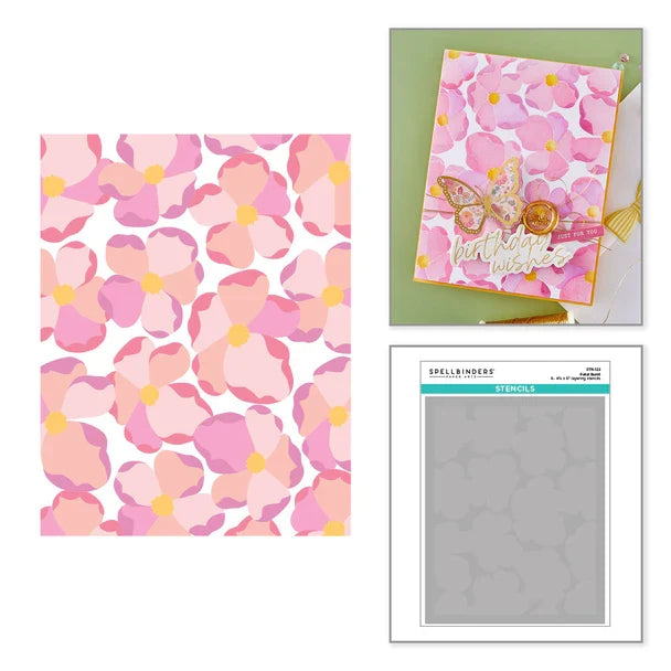 Petal Burst Layered Stencil by Spellbinders