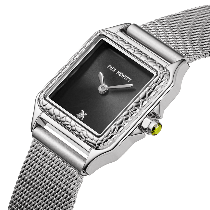 Petite Tortue black & silver