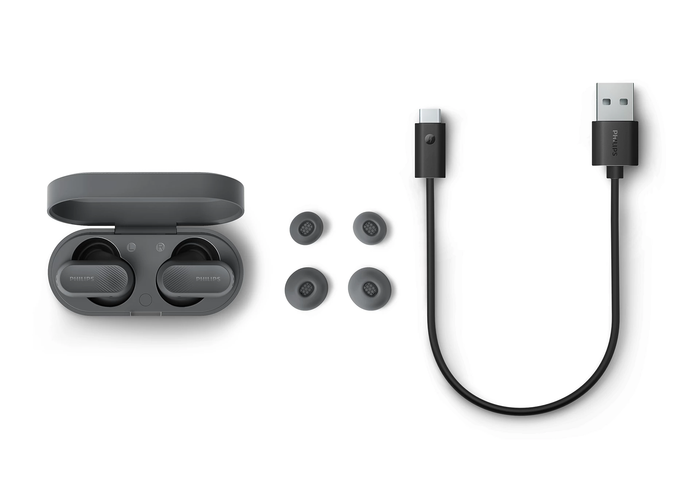 Philips Earphone TWS Hybrid ANC, Series 3000, Grey