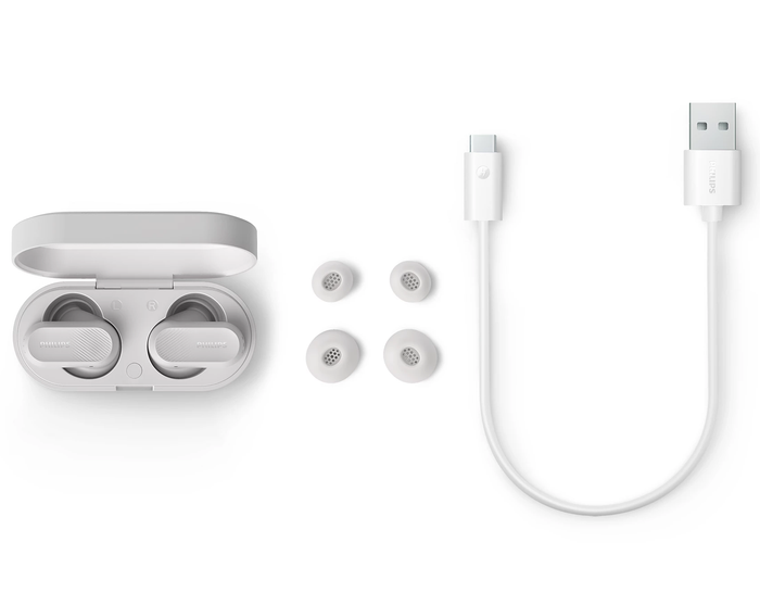 Philips Earphone TWS Hybrid ANC, Series 3000, White