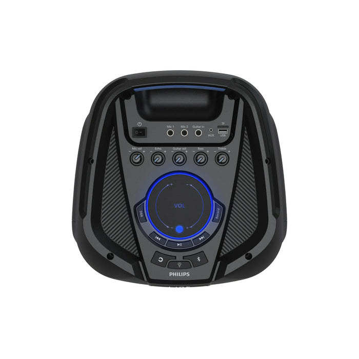 Philips Party Speaker, 10RGB lights (Wired), Series 4000, 80Watts, Black
