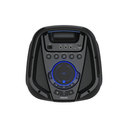 Philips Party Speaker, 10RGB lights (Wired), Series 4000, 80Watts, Black