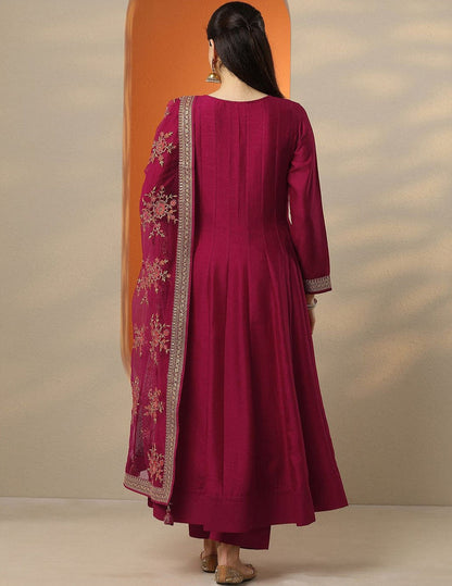 Pink Anarkali Suit Set