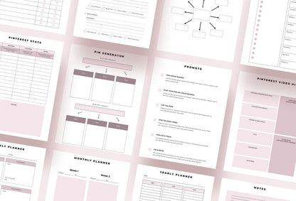 Ladystrategist Pinterest Planner Canva Template instagram canva templates social media templates etsy free canva templates