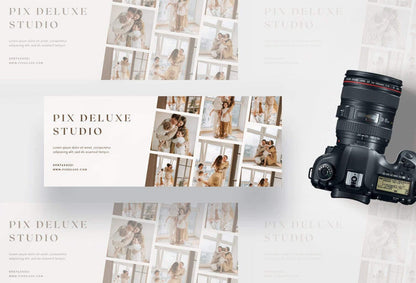 Ladystrategist Pix Facebook Cover for Photographers - Editable Canva Template instagram canva templates social media templates etsy free canva templates