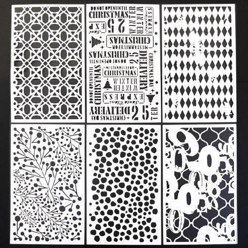 planner Christmas stencil #3 by Elizabeth Crafts