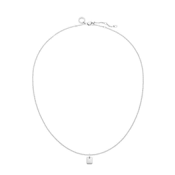 Plate Halskette Silber