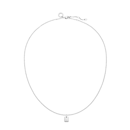 Plate Halskette Silber