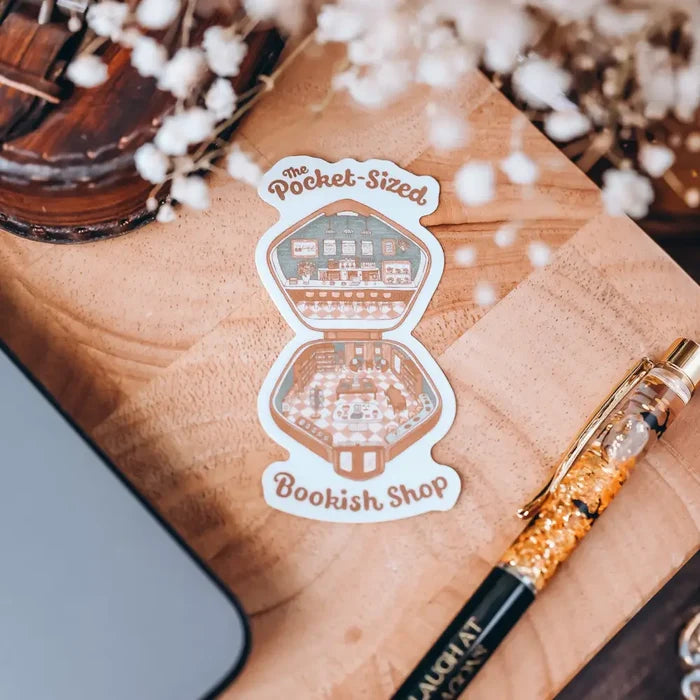 Pocket-Sized Bookish Shop Sticker - Stickers