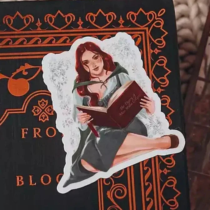 Poppy Reading Sticker POPPY