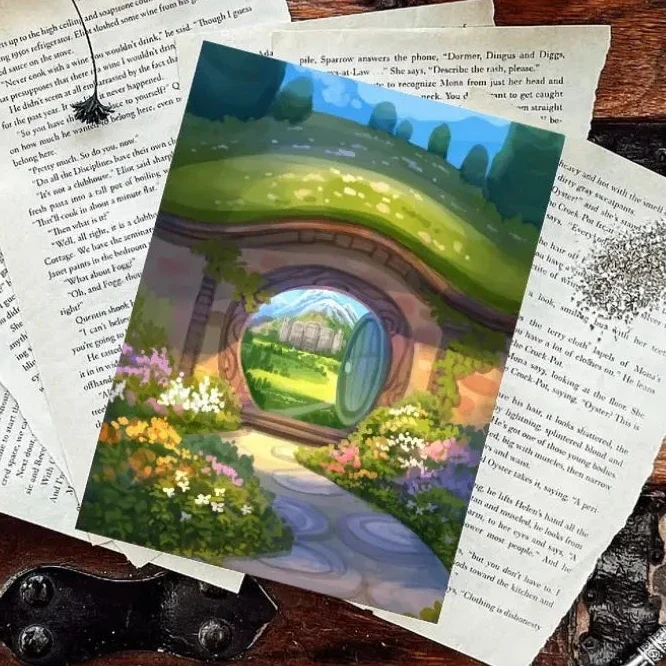 The Hobbit Inspired Portal Print Art Prints