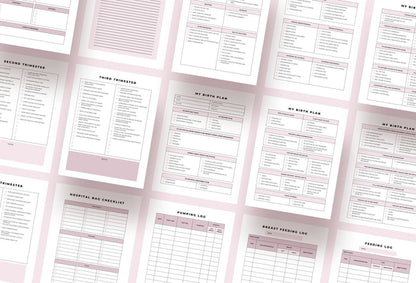 Ladystrategist Pregnancy Planner Canva Template instagram canva templates social media templates etsy free canva templates