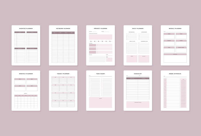 Ladystrategist Product Launch Planner Canva Template instagram canva templates social media templates etsy free canva templates