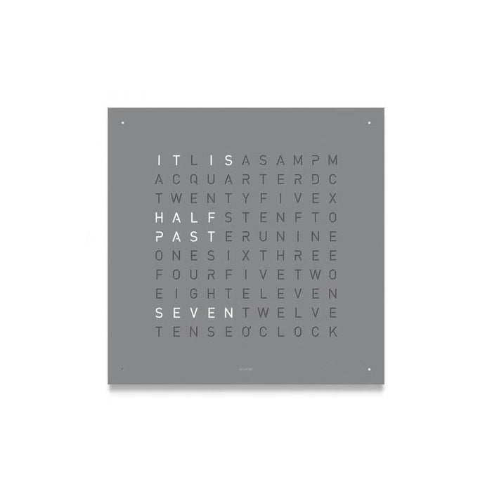 Qlocktwo Frontcover für Tischuhr Earth 13.5 | Early Grey Tea | FTEG