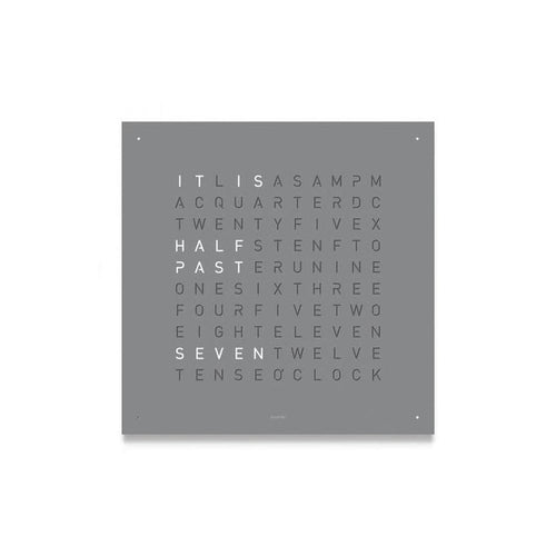 Qlocktwo Frontcover für Tischuhr Earth 13.5 | Early Grey Tea | FTEG