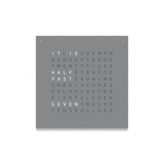 Qlocktwo Frontcover für Tischuhr Earth 13.5 | Early Grey Tea | FTEG
