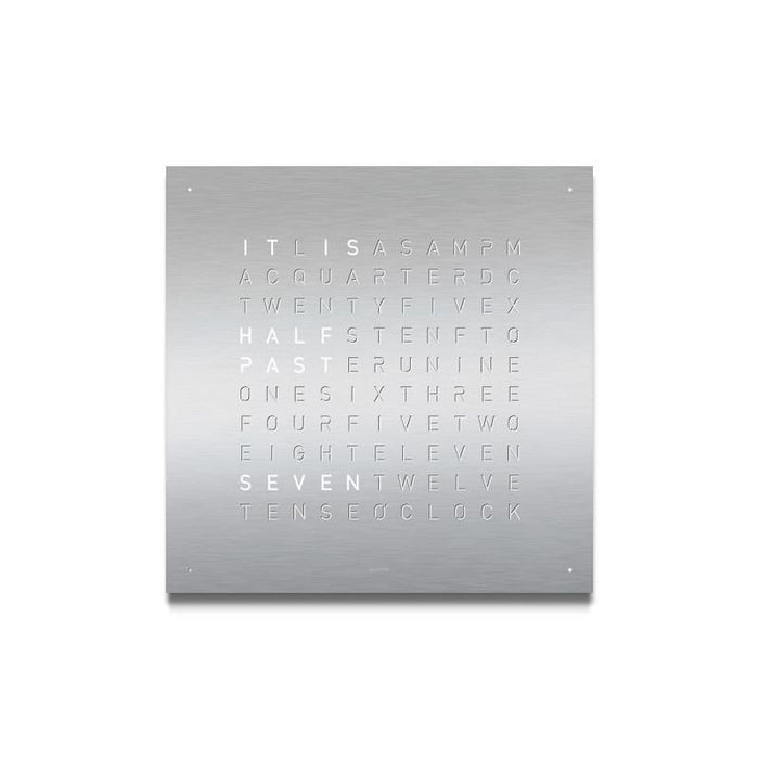 Qlocktwo Frontcover für Tischuhr Earth 13.5 | Full Metal | FTSS