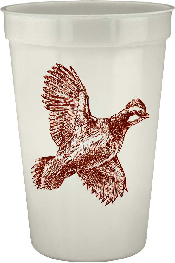 Quail Pearlized 16oz Cups