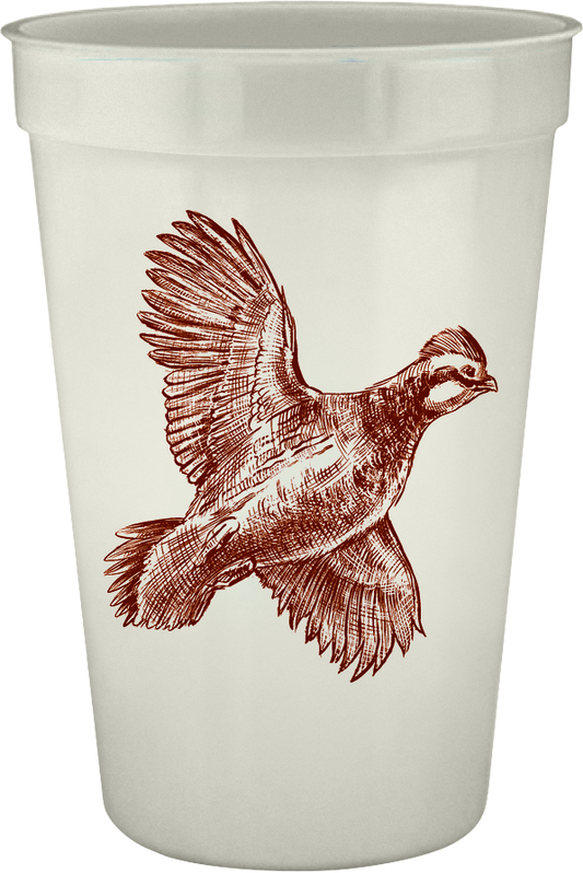 Quail Pearlized 16oz Cups