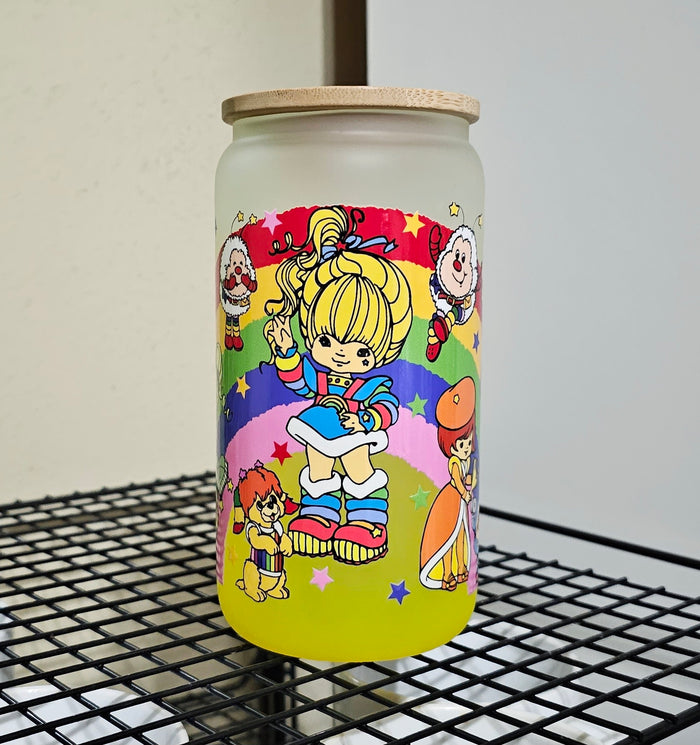Rainbow Harmony | 16 oz Glass Tumbler
