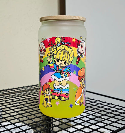 Rainbow Harmony | 16 oz Glass Tumbler