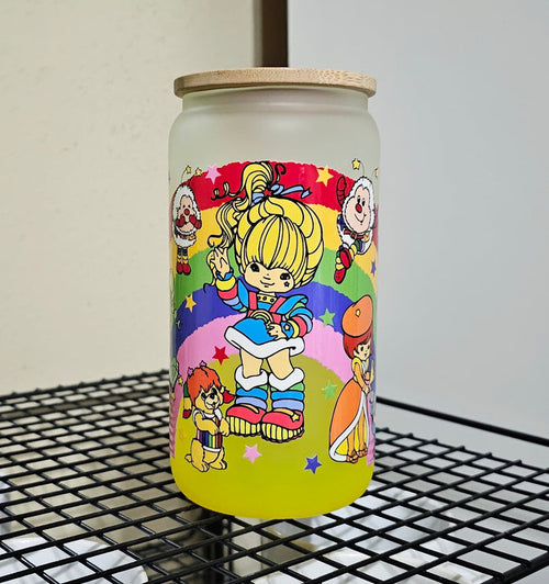Rainbow Harmony | 16 oz Glass Tumbler