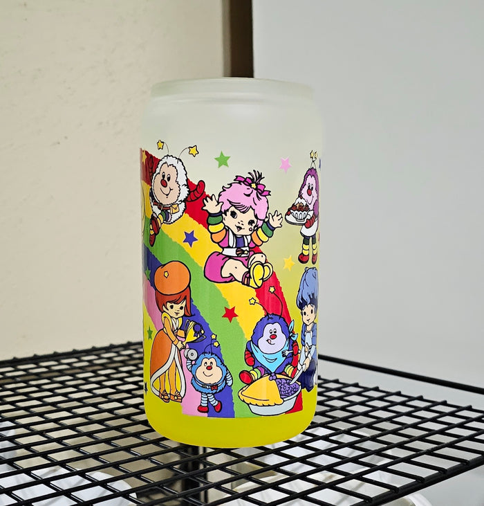 Rainbow Harmony | 16 oz Glass Tumbler