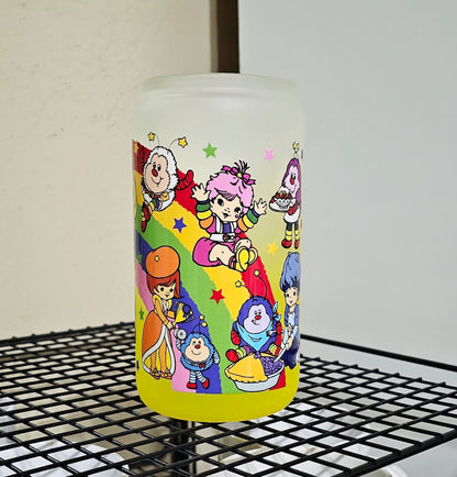 Rainbow Harmony | 16 oz Glass Tumbler