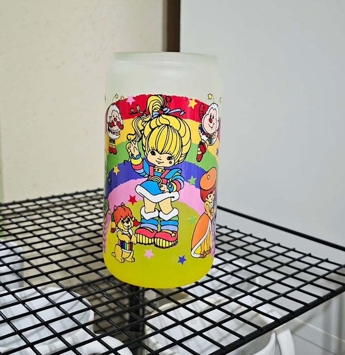 Rainbow Harmony | 16 oz Glass Tumbler