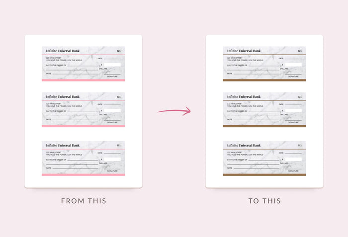 Ladystrategist Rajah Manifestation Check Printable and Editable Canva Template instagram canva templates social media templates etsy free canva templates
