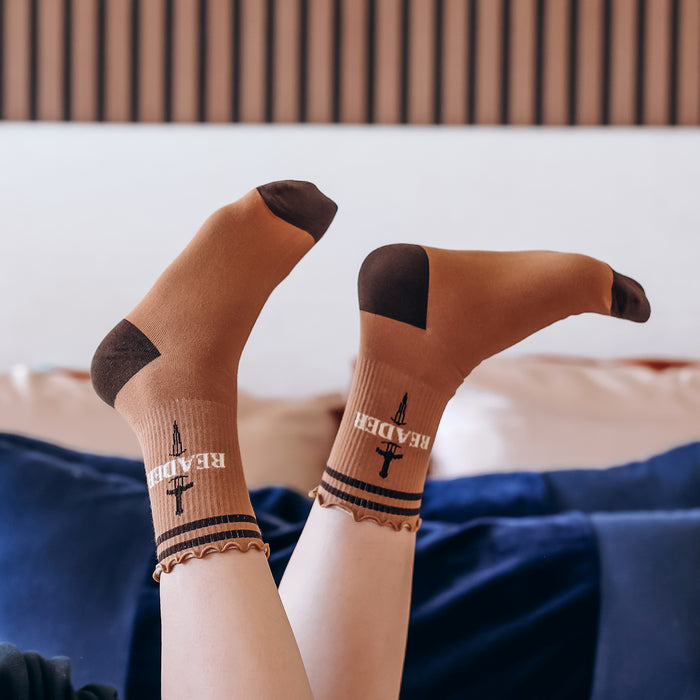 Reader Ruffle Trim Socks