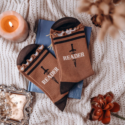 Reader Ruffle Trim Socks