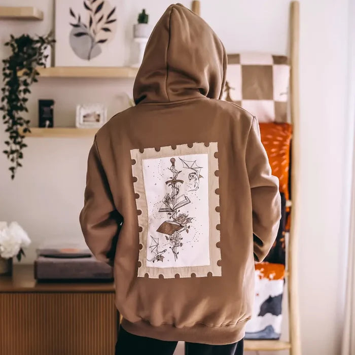 Reader Stamp Zip Up Hoodie - Shirt
