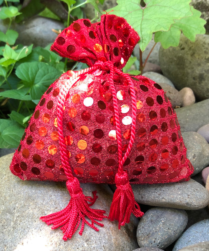 Red Sequins 5"x7"