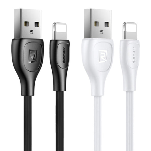 Remax Lesu Pro USB-A to Lightning Data Cable 2.1A, 1M — Black / White