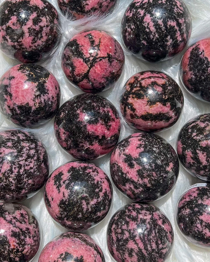 Rhodonite Sphere